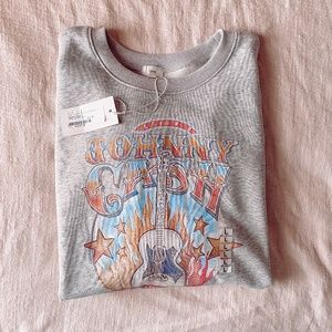 NWT Johnny Cash Crewneck